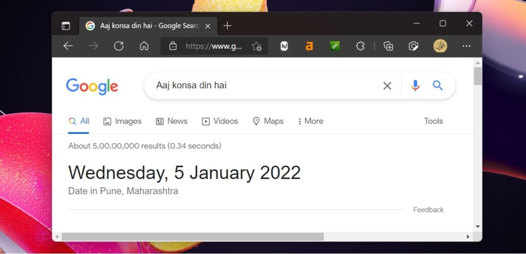 आज कौन सा दिन है? 2 aaj kaunsa din hai google search
