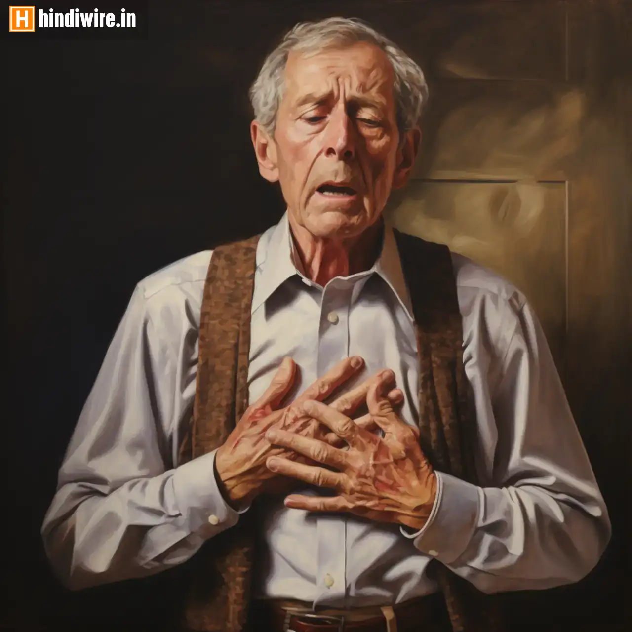 जानिए छाती में गैस के लक्षण कैसे होते है ? और क्या उपाय करे ? 1 old man pain in chest
