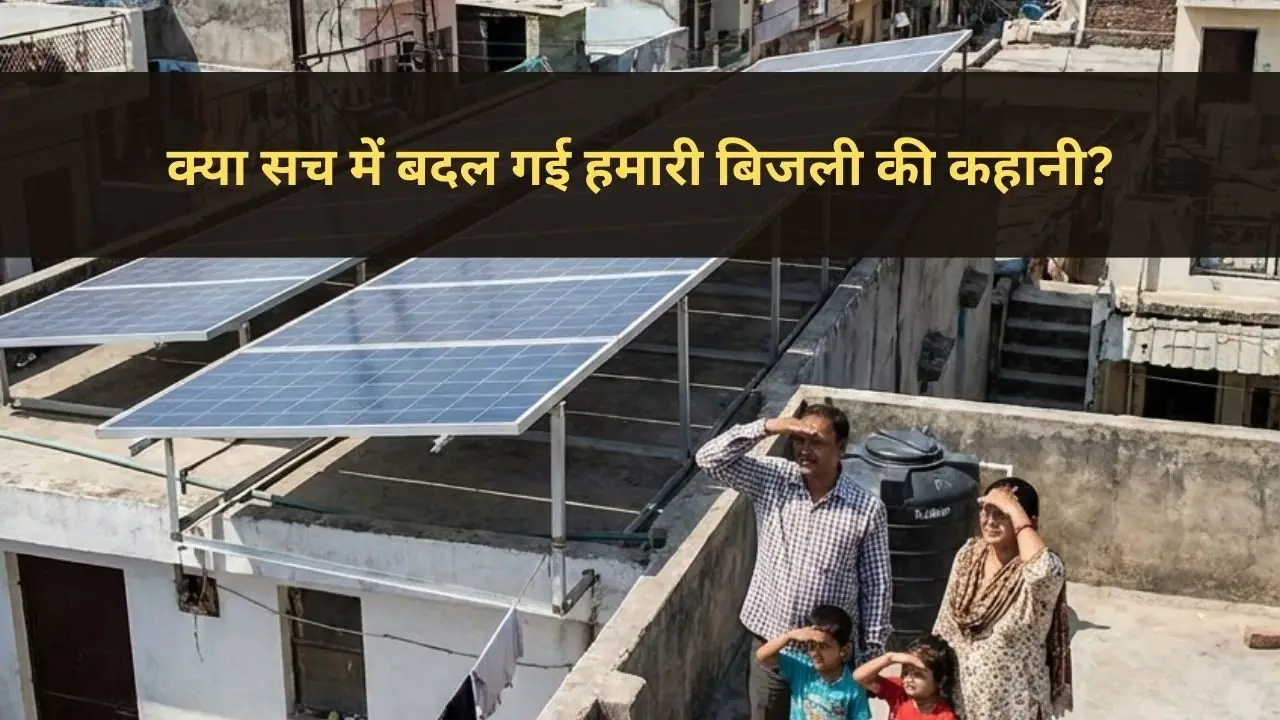 छत पर लगते सोलर पैनल… क्या सच में बदल रही है हमारी बिजली की कहानी?